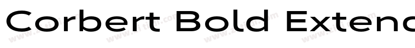 Corbert Bold Extende字体转换
